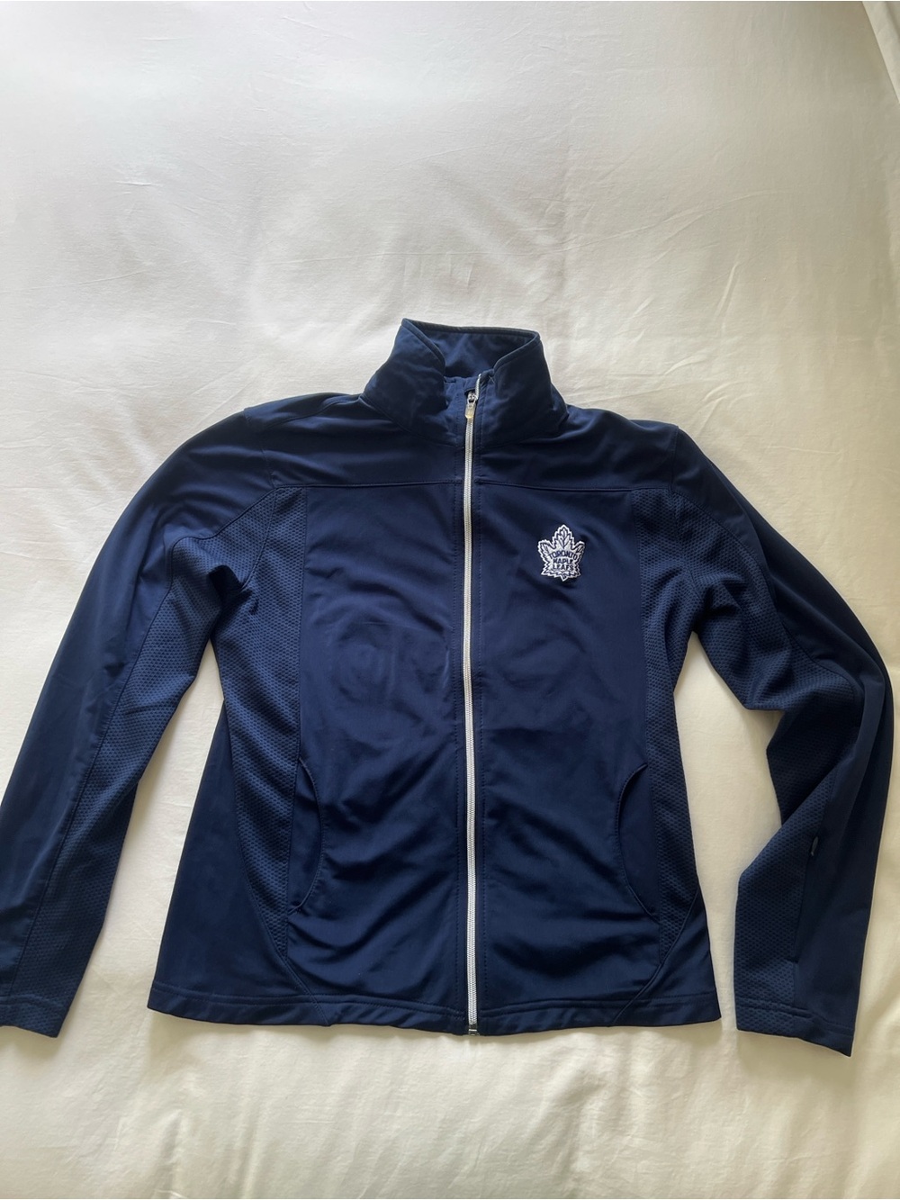 Toronto Maple Leafs Full-Zip Track Jacket with Embroidered Crest Size M